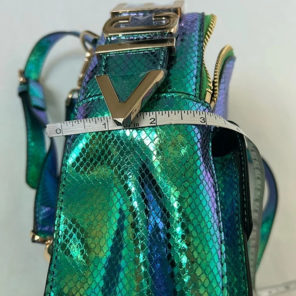 Ice Play By Iceberg Iridescent Blue And Green Mini Backpack New With Tags - Picture 9 of 12